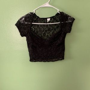 super cute lace shirt!